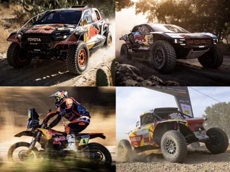 Dust flies as World Championship convoy get to grips with opening stages of Rally Raid Portugal